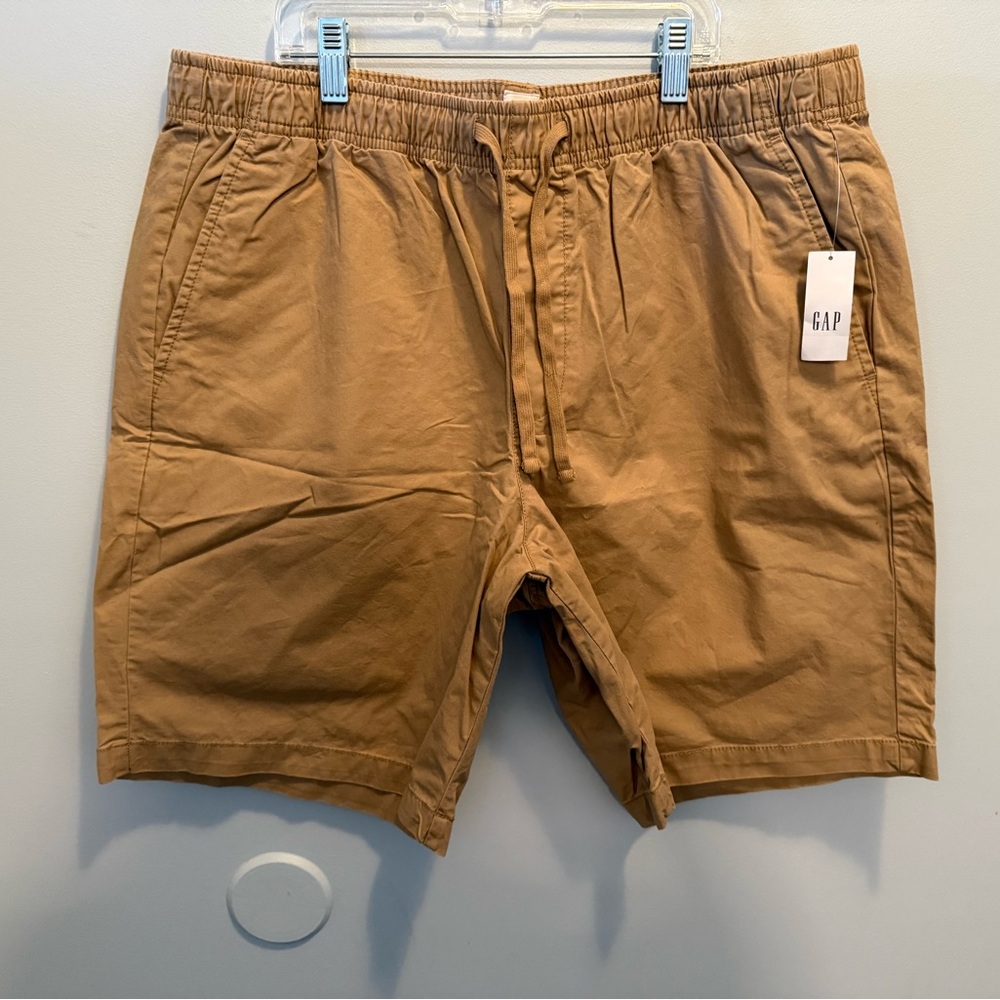 GAP Men's Brown Flat Front Shorts Large